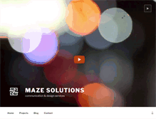 Tablet Screenshot of mazesolutions.com